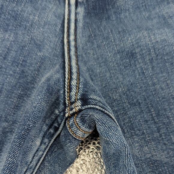 EUC Silver Jeans Womens W30/L27 Vintage Ankle Straight Distressed Raw Hem - Picture 9 of 13